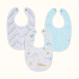 Abracadabra Muslin Bibs - D for Dino