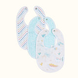 Abracadabra Muslin Bibs - D for Dino