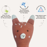 Abracadabra Organics Collectible Face Rattle Fox