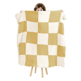 Abracadabra Organic Muslin Patchwork Blanket - Yellow