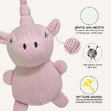 Abracadabra Unicorn Knitted Toy Pink