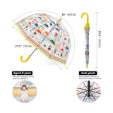 Abracadabra Transparent Umbrella - Rainy Friends